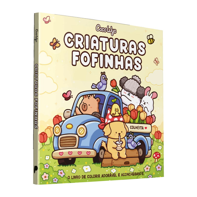 Criaturas fofinhas (Cozy Cuties)– livro de colorir Coco Wyo