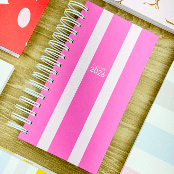 Agenda Slim 2026 (2 dias por página)