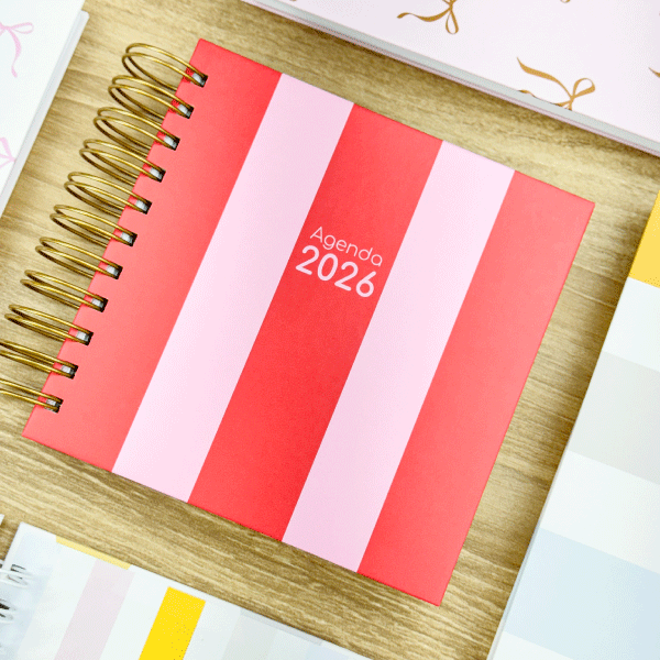 Mini Agenda 2026 - Quadrada  (1 dia por página)