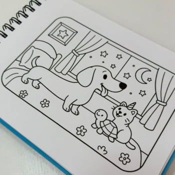 Livro de colorir - Lovely Dog (Salsichinha)