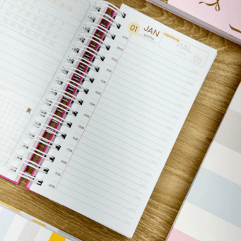 Agenda Slim 2026 (1 dia por página)