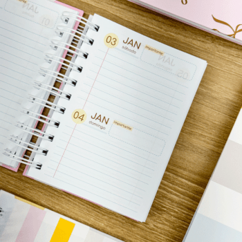 Mini Agenda 2026 - A6  (1 dia por página)