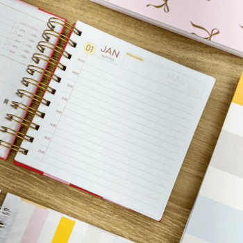 Mini Agenda 2026 - Quadrada  (1 dia por página)