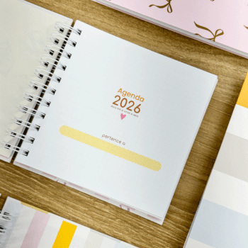 Mini Agenda 2026 - Quadrada  (1 dia por página)