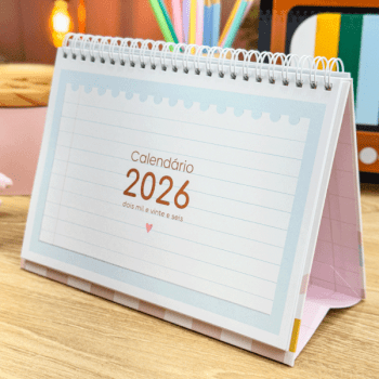 Calendário de mesa 2026