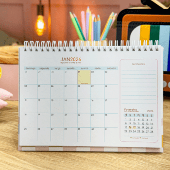 Calendário de mesa 2026