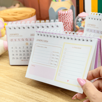 Calendário de mesa 2026