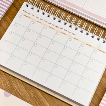 Planner Duo (mensal + semanal)