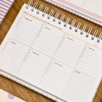 Planner Duo (mensal + semanal)