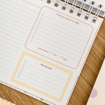 Planner Duo (mensal + semanal)